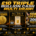 £10 Triple Bullion Cash Multi Draw - 300 competition tickets
