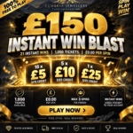 FREE £150 Site Credit Instant Win - 1,000 free tickets and 21 instant winners