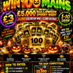Win 100 mains for £3 – £5,000 Halloween Spooky Night competition at Cumbria Jewellery Cash Competitions